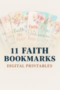 11 faith Bookmarks digital printables