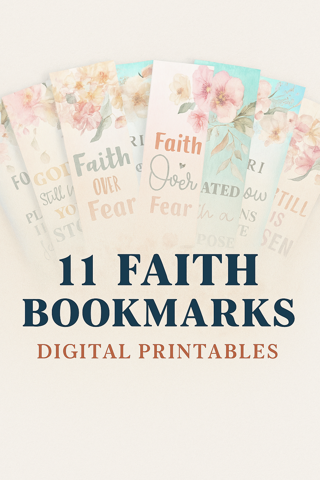11 faith Bookmarks digital printables